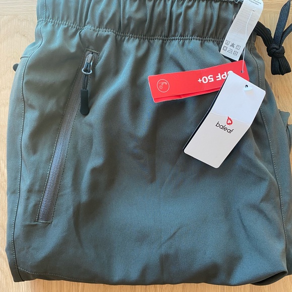 BALEAF Women's Hiking Pants Quick Dry Lightweight Water Resistant Elastic Waist - Picture 3 of 3